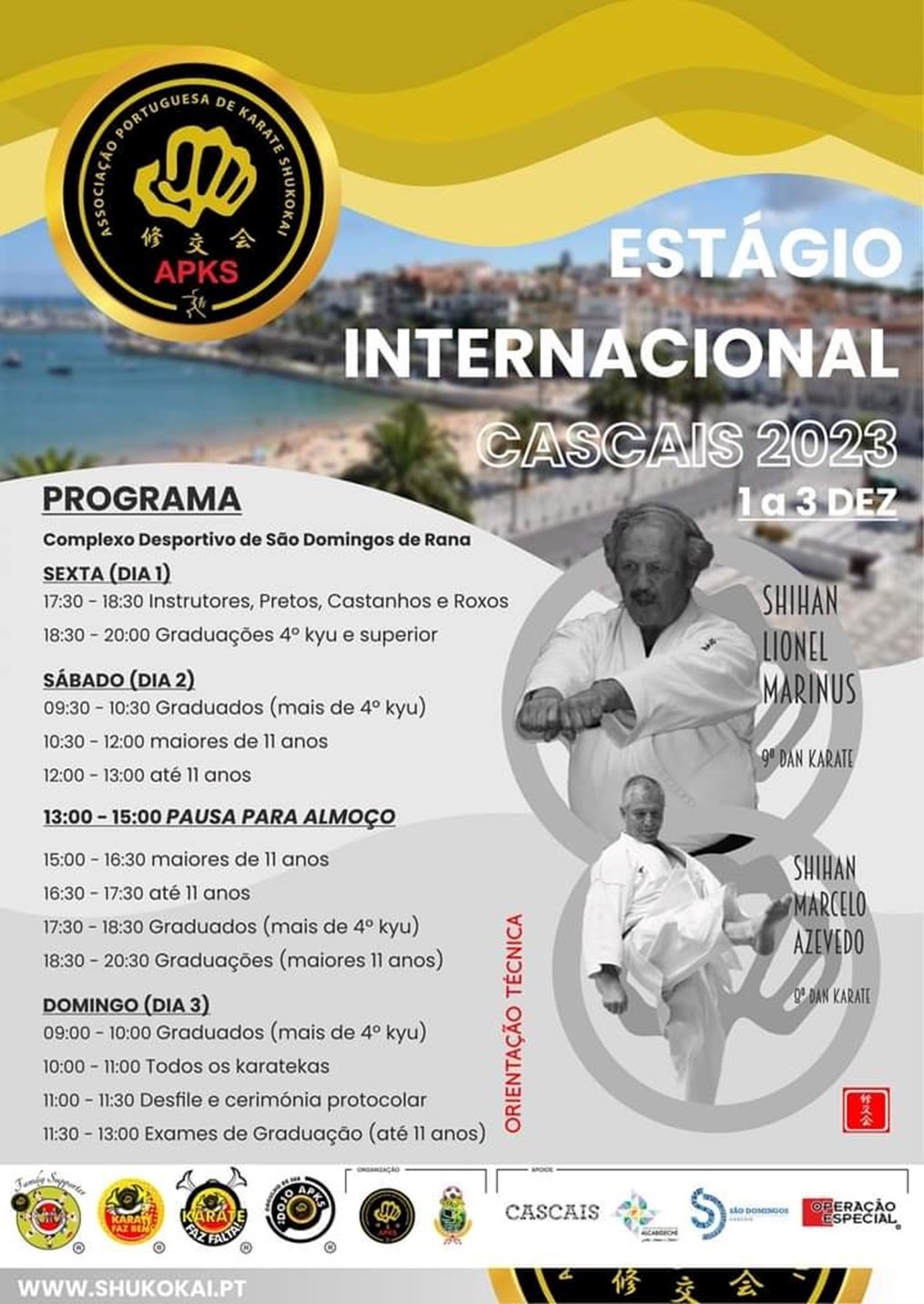 ESTÁGIO INTERNACIONAL KARATE SHUKOKAI - APKS - ÉPOCA 2023/2024