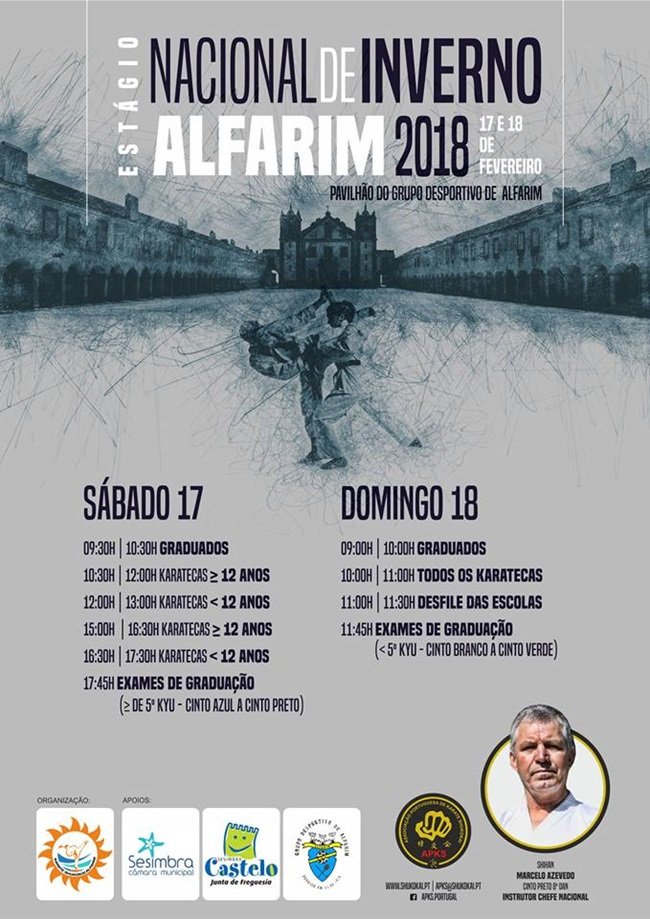 ESTÁGIO NACIONAL DE INVERNO KARATE SHUKOKAI 2018