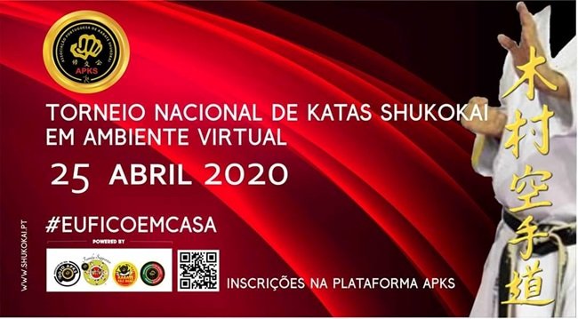 TORNEIO NACIONAL DE KATAS SHUKOKAI EM AMBIENTE VIRTUAL 2020 - APKS