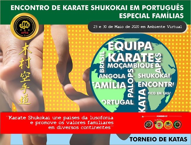 1º ENCONTRO DE KARATE SHUKOKAI EM PORTUGUÊS - ESPECIAL FAMÍLIAS - AMBIENTE VIRTUAL 2020